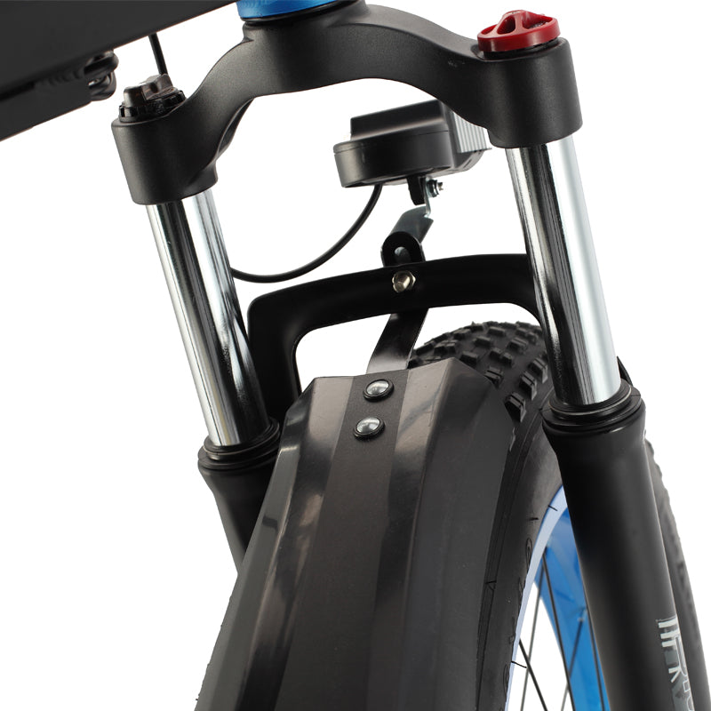 SMLRO S11F Folding fat tyre E-bike -1000w (Blue & Black)