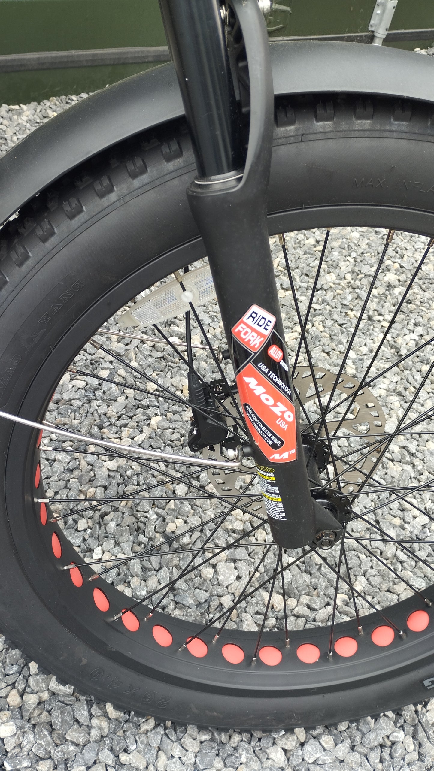 TAIQI XT600 Scrambler Motorbike Style E-bike - 500w (Green)