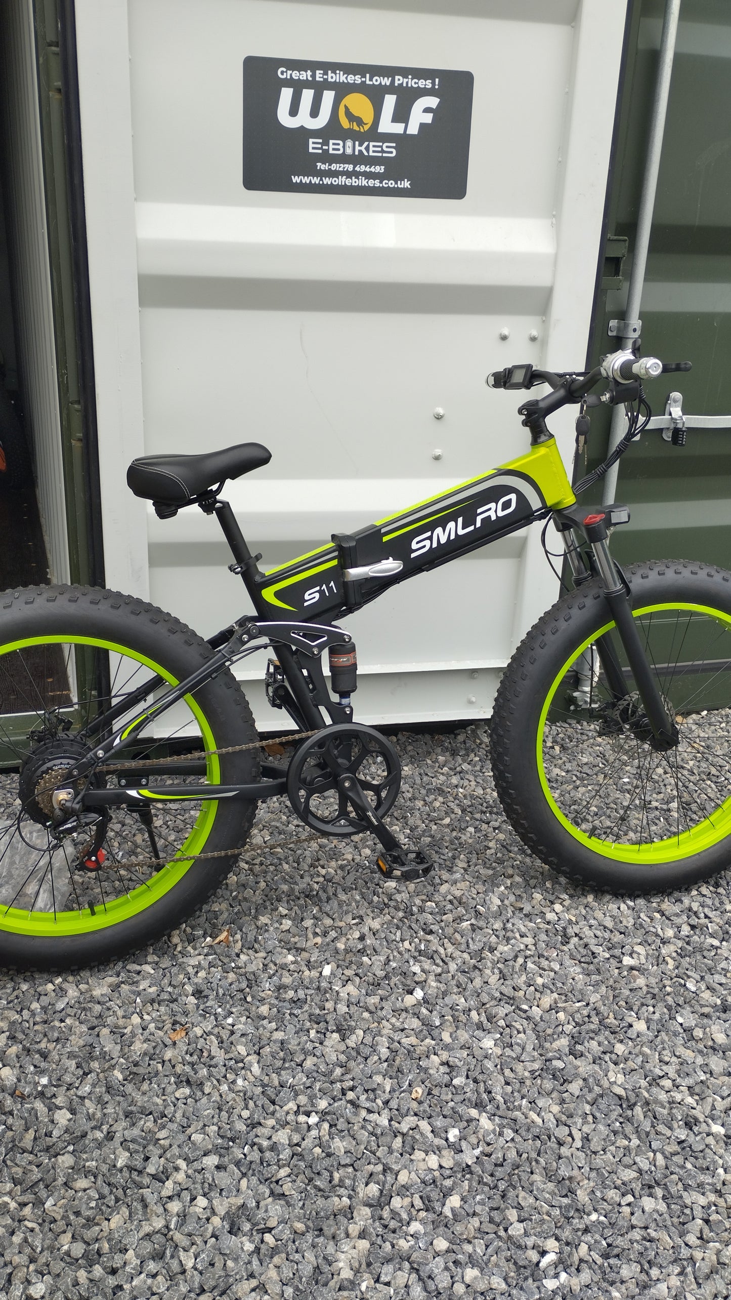 Sold SMLRO S11F fat tyre folding Ebike. 1000w 48v 15Ah.Ex-Display