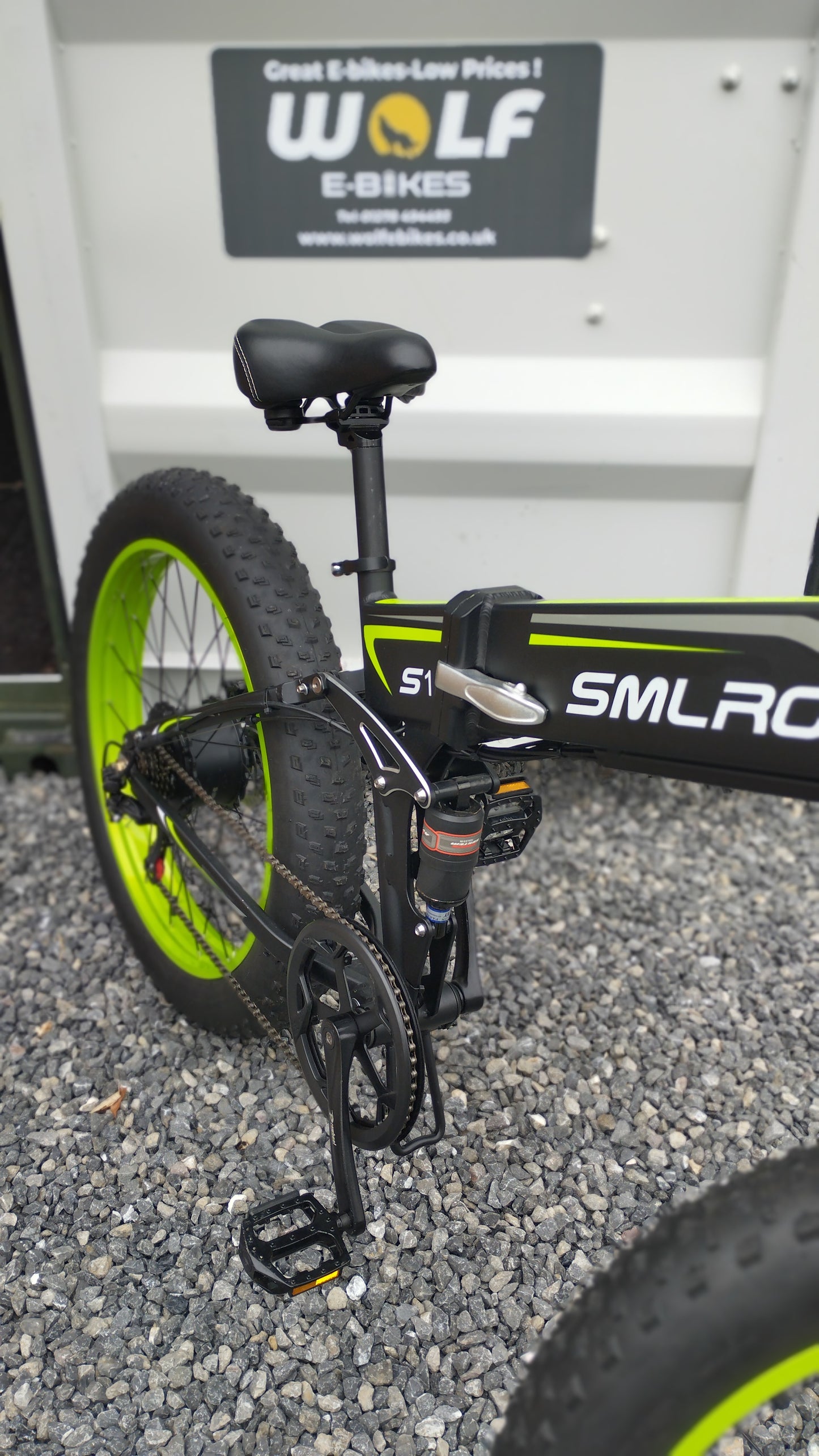 Sold SMLRO S11F fat tyre folding Ebike. 1000w 48v 15Ah.Ex-Display