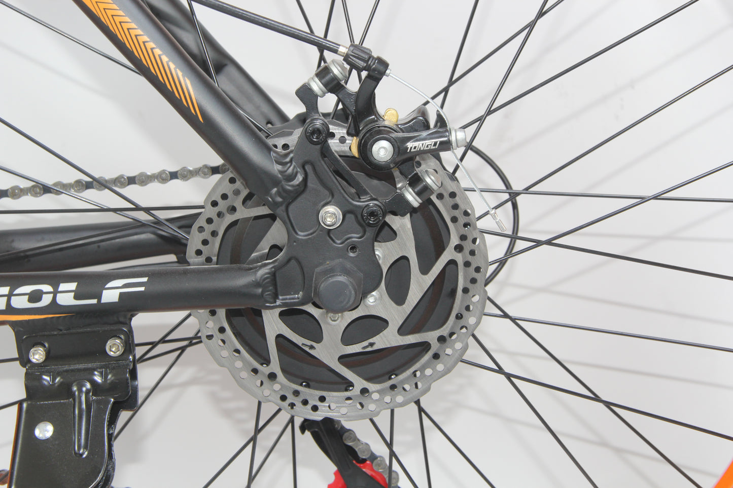 Wolf Predator Fat Tyre,1000w Single Motor,20 Ah Samsung battery  (Orange/Black)