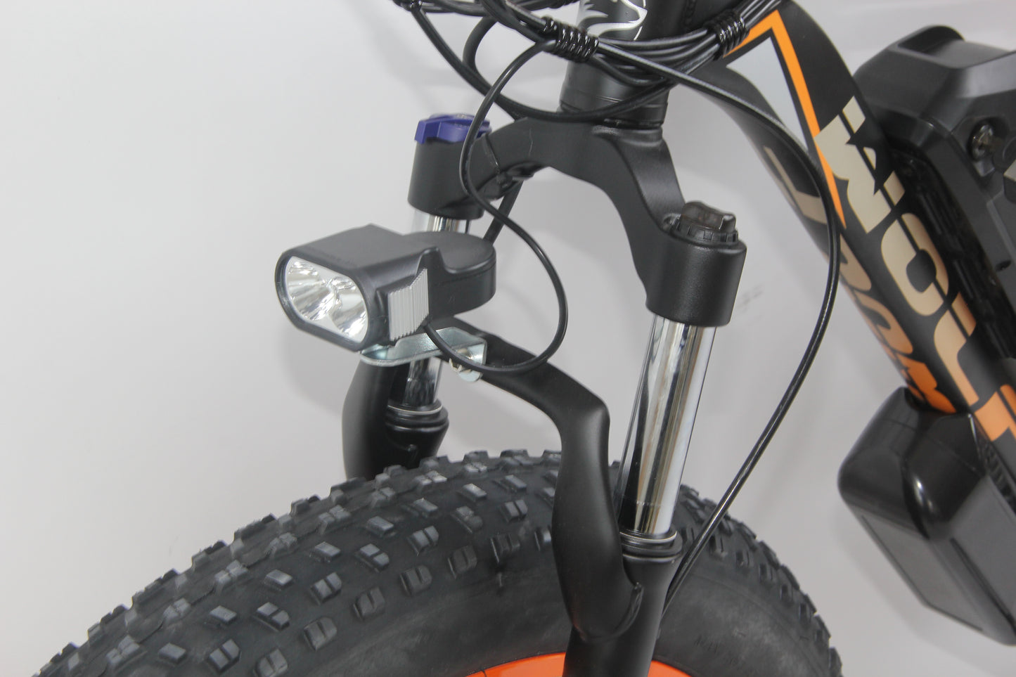 Wolf Predator Fat Tyre,1000w Single Motor,20 Ah Samsung battery  (Orange/Black)