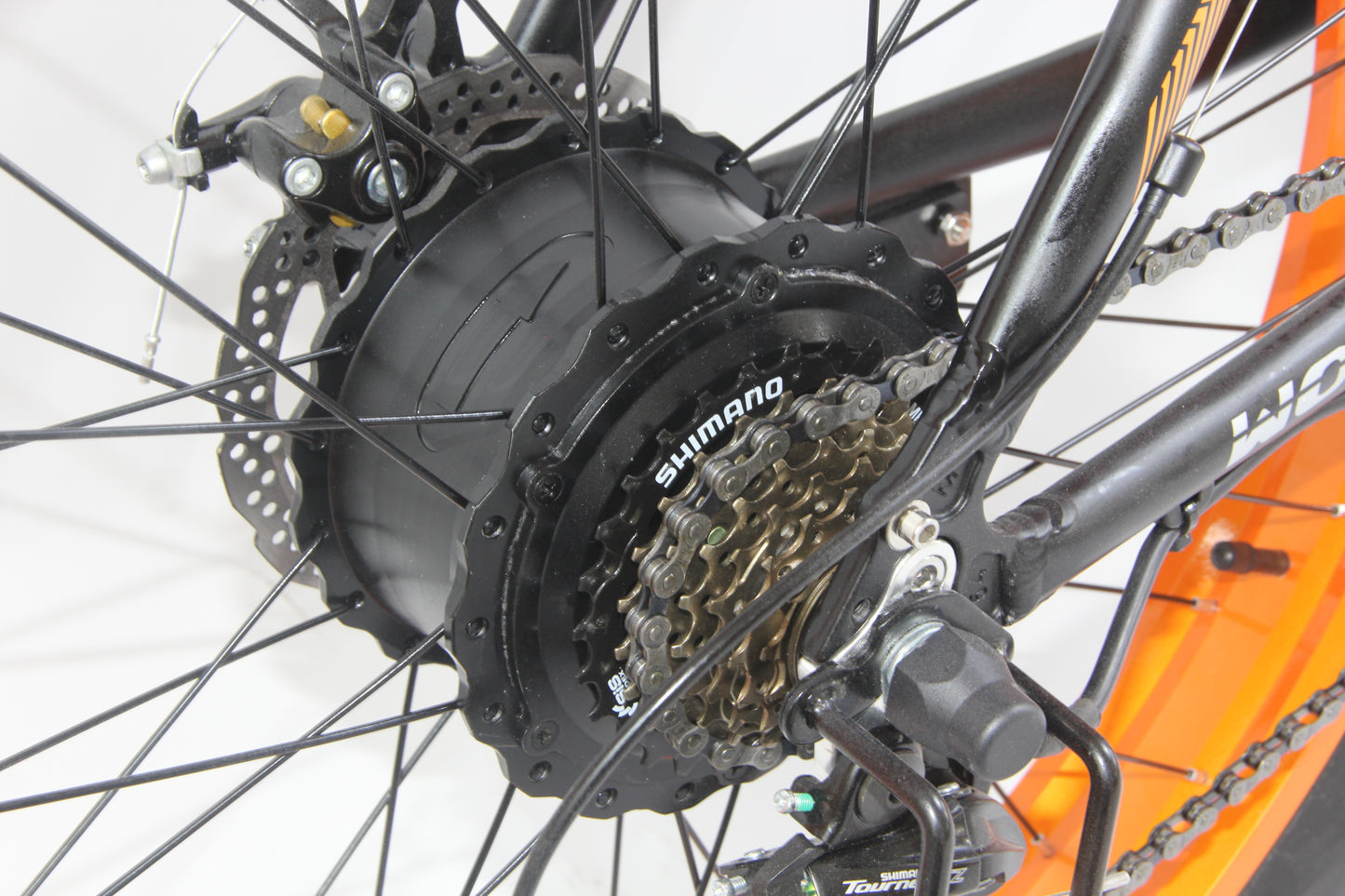 Wolf Predator Fat Tyre,1000w Single Motor,20 Ah Samsung battery  (Orange/Black)