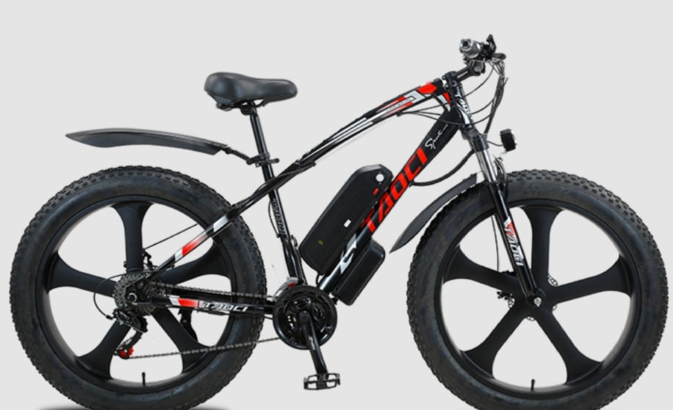 TAOCI Python Sport E-Mountain Bike- 1000w (Black/Red)