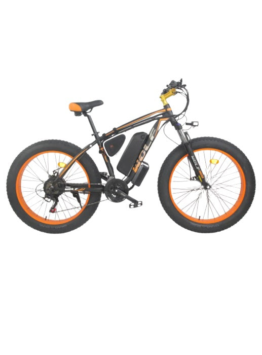 Wolf Predator Fat Tyre,1000w Single Motor,20 Ah Samsung battery  (Orange/Black)