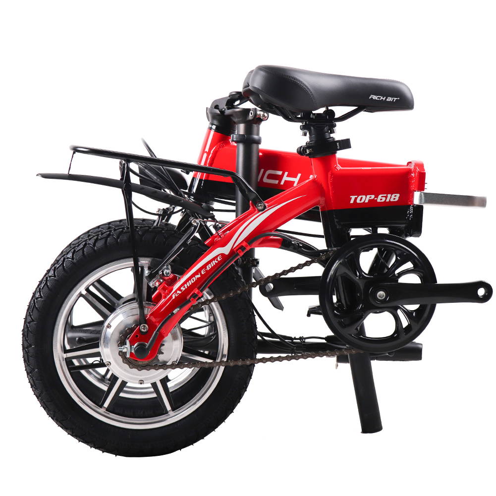 Rich Bit RT-618 Folding City E-bike - 250w (Red)