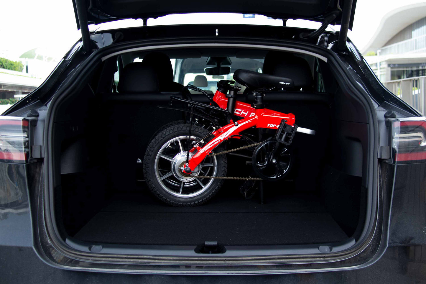 Rich Bit RT-618 Folding City E-bike - 250w (Red)