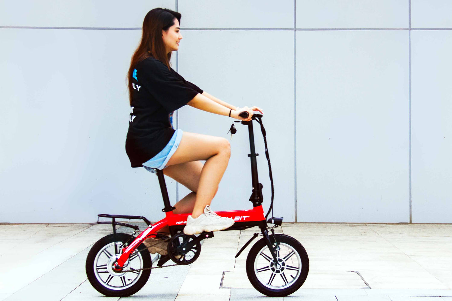 Rich Bit RT-618 Folding City E-bike - 250w (Red)