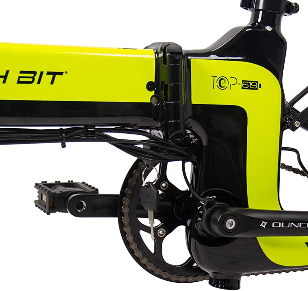 Rich Bit RT-619 Folding City E-bike - 250w (Yellow)