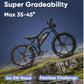 TAIQI XT600 Scrambler Motorbike Style E-bike - 500w (Red)