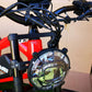 TAIQI XT600 Scrambler Motorbike Style E-bike - 500w (Red)