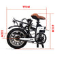 Rich Bit RT-619 Folding City E-bike - 250w (Yellow)