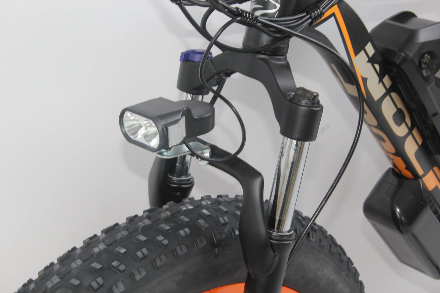 Wolf Predator Dual Motor E-Mountain Bike - X2 1000w (Orange/Black)