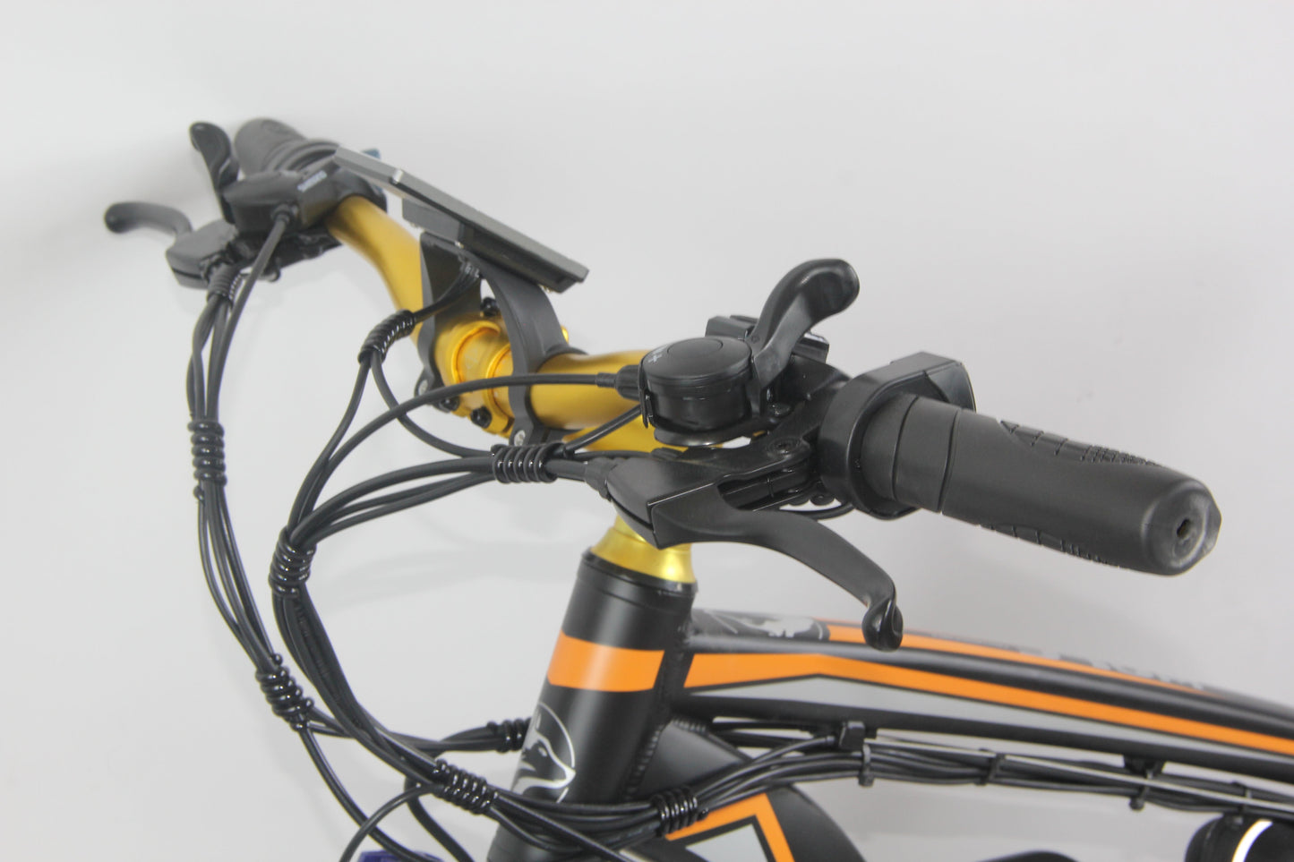 Wolf Predator Dual Motor E-Mountain Bike - X2 1000w (Orange/Black)