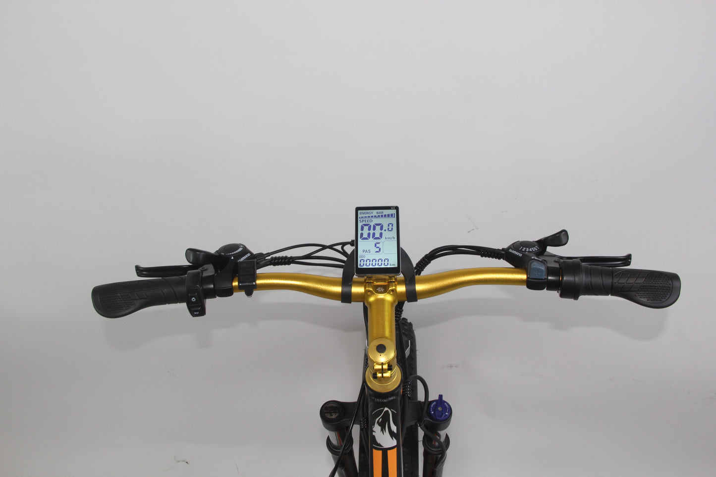 Wolf Predator Dual Motor E-Mountain Bike - X2 1000w (Orange/Black)