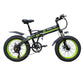 SMLRO S9F Folding Off-Road E-bike - 500w (Green/Black)