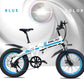 SMLRO S9F Folding Off-Road E-bike - 500w (White/Blue)