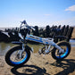 SMLRO S9F Folding Off-Road E-bike - 500w (White/Blue)