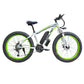 SMLRO XDC600 E-Mountain Bike - 1000w (White/Green) 17.5Ah