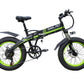SMLRO S9F Folding Off-Road E-bike - 500w (Green/Black)