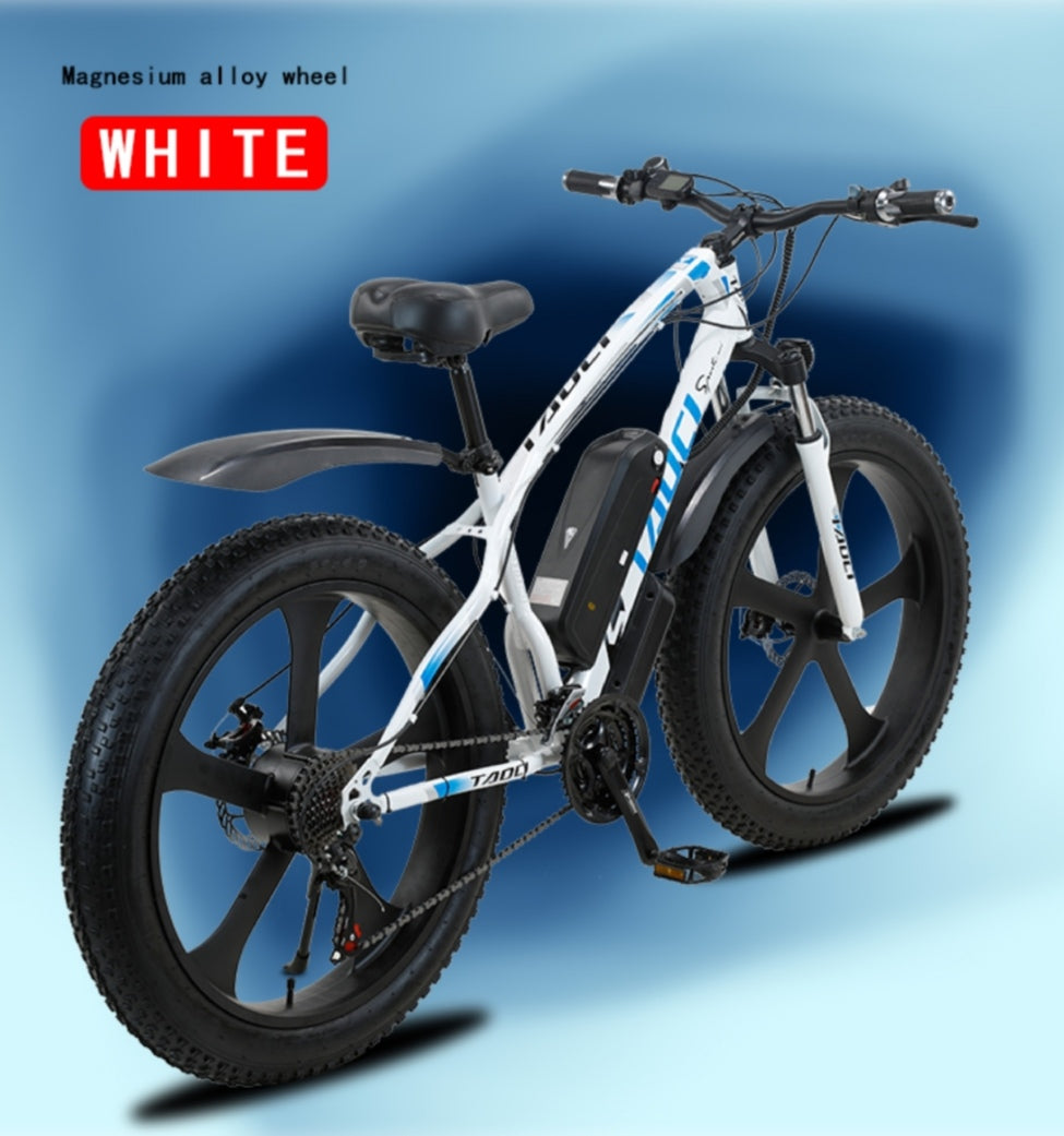 SOLD OUT TAOCI Python Sport E-Mountain Bike- 1000w (White/Blue)