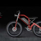 TAIQI XT600 Scrambler Motorbike Style E-bike - 500w (Red)