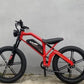 TAIQI XT600 Scrambler Motorbike Style E-bike - 500w (Red)
