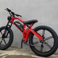 TAIQI XT600 Scrambler Motorbike Style E-bike - 500w (Red)