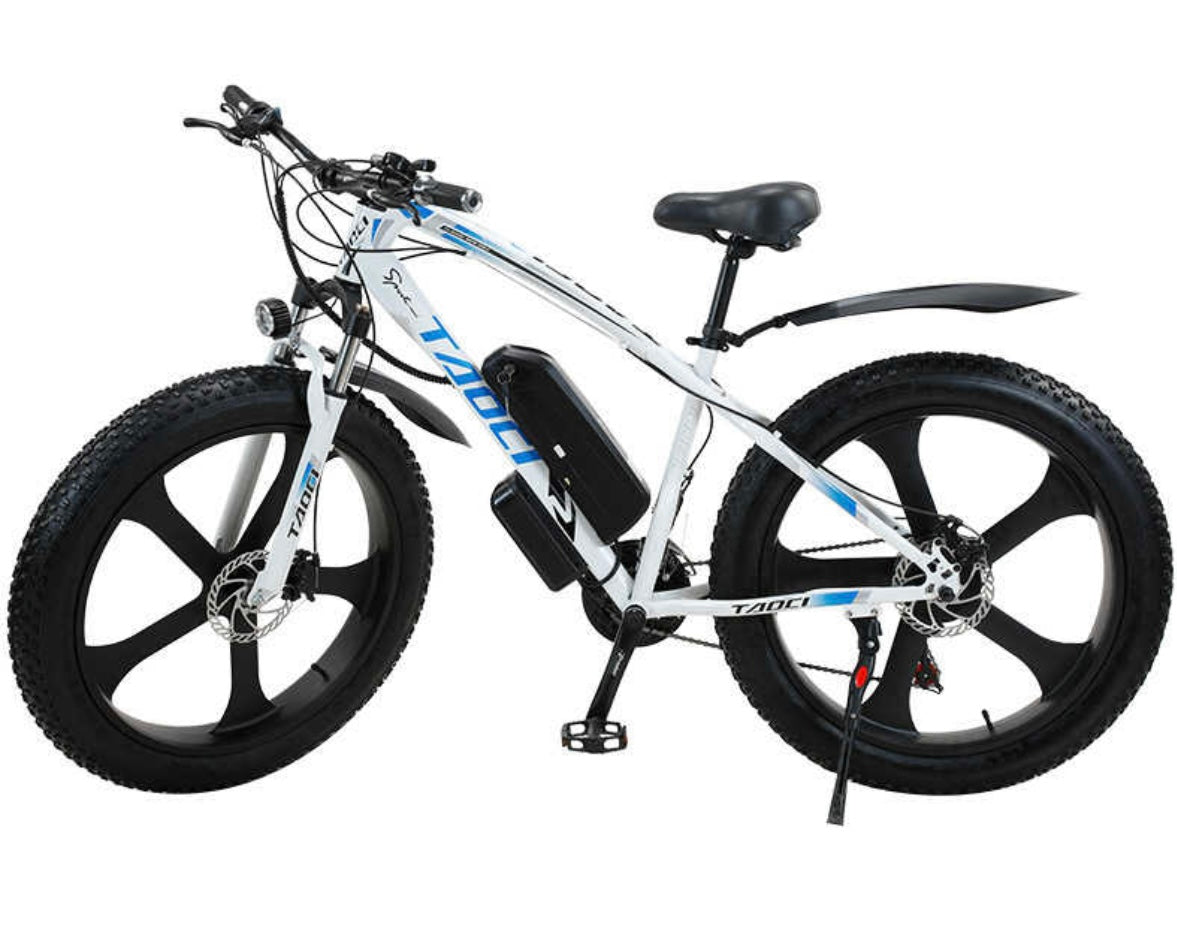SOLD OUT TAOCI Python Sport E-Mountain Bike- 1000w (White/Blue)
