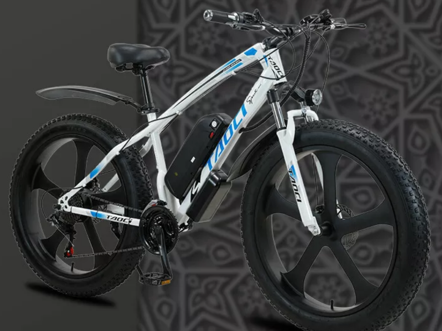 SOLD OUT TAOCI Python Sport E-Mountain Bike- 1000w (White/Blue)