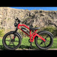 TAIQI XT600 Scrambler Motorbike Style E-bike - 500w (Red)