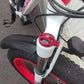 SMLRO XDC600 E-Mountain Bike - 1000w (White/Red) 17.5Ah fitted rear carrier.