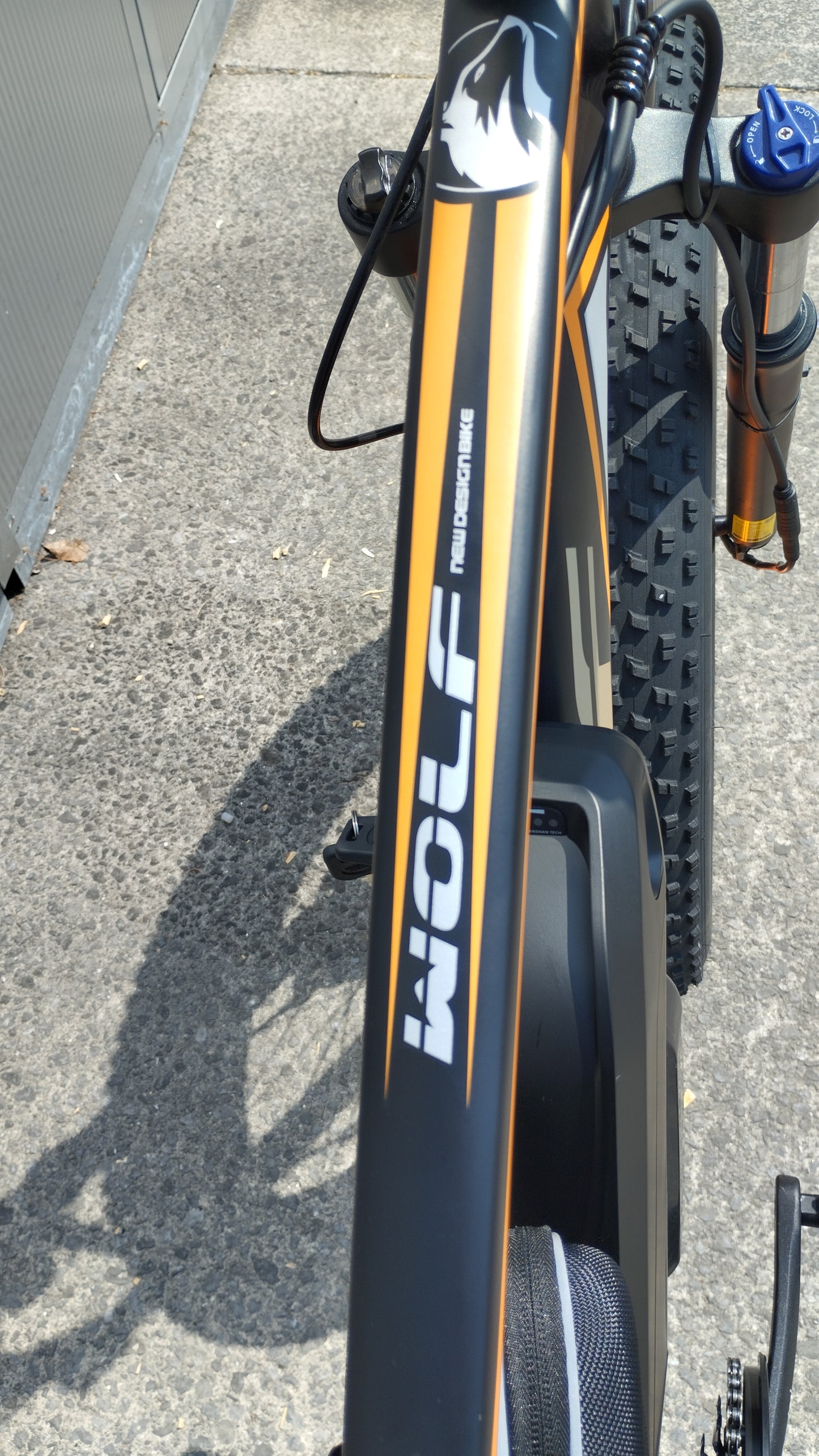 Wolf Predator Dual Motor E-Mountain Bike - X2 1000w (Orange/Black)