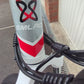 SMLRO XDC600 E-Mountain Bike - 1000w (White/Red) 17.5Ah fitted rear carrier.